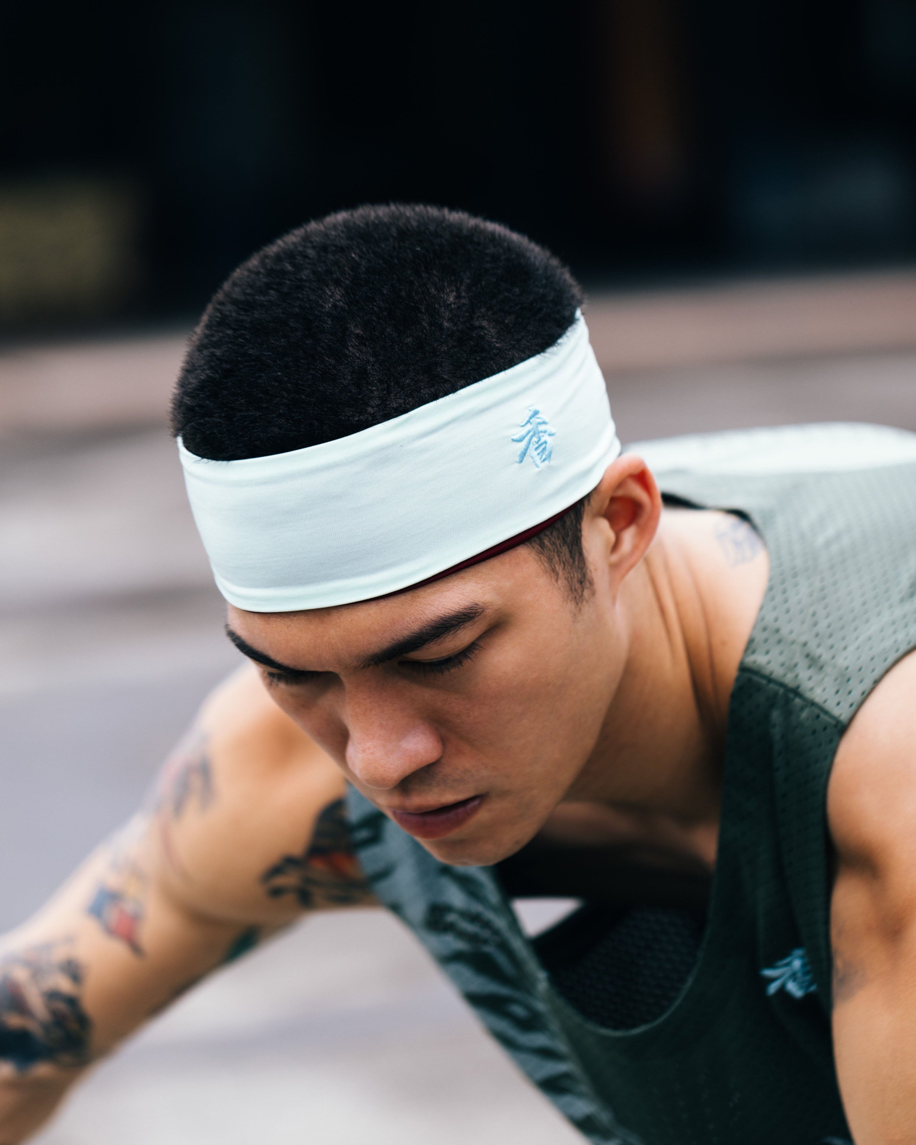 ISLA x OLDSOILISM Reversible Logo Headband - Isla Athletic | 香島躰育 Hong Kong Basketball Heritage