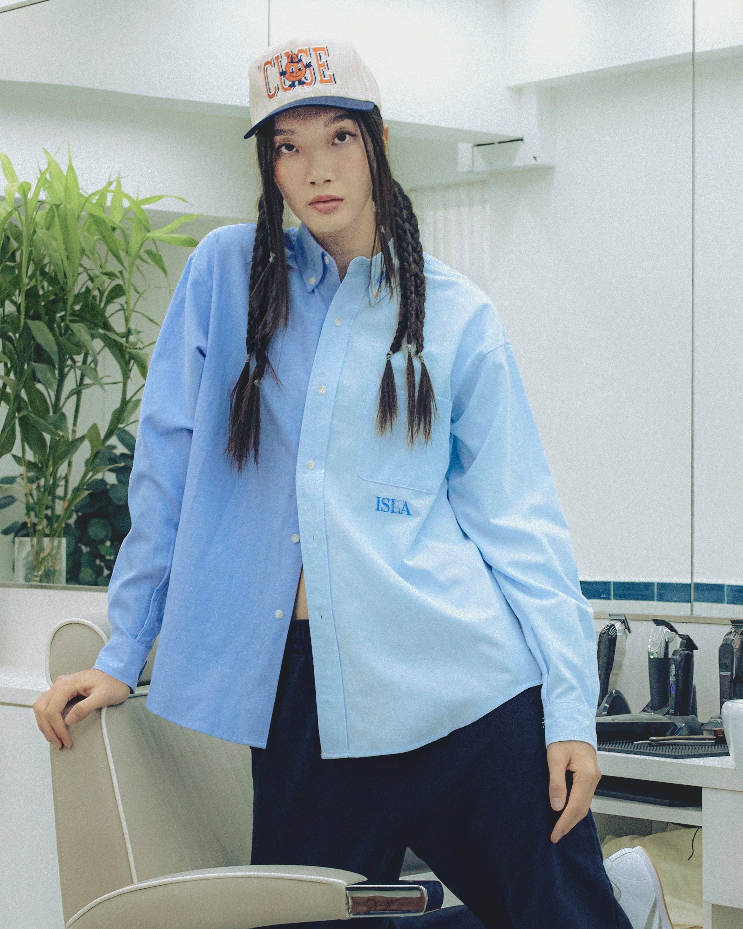 Color Block Oxford Shirt - Isla Athletic | 香島躰育 Hong Kong Fashion Heritage
