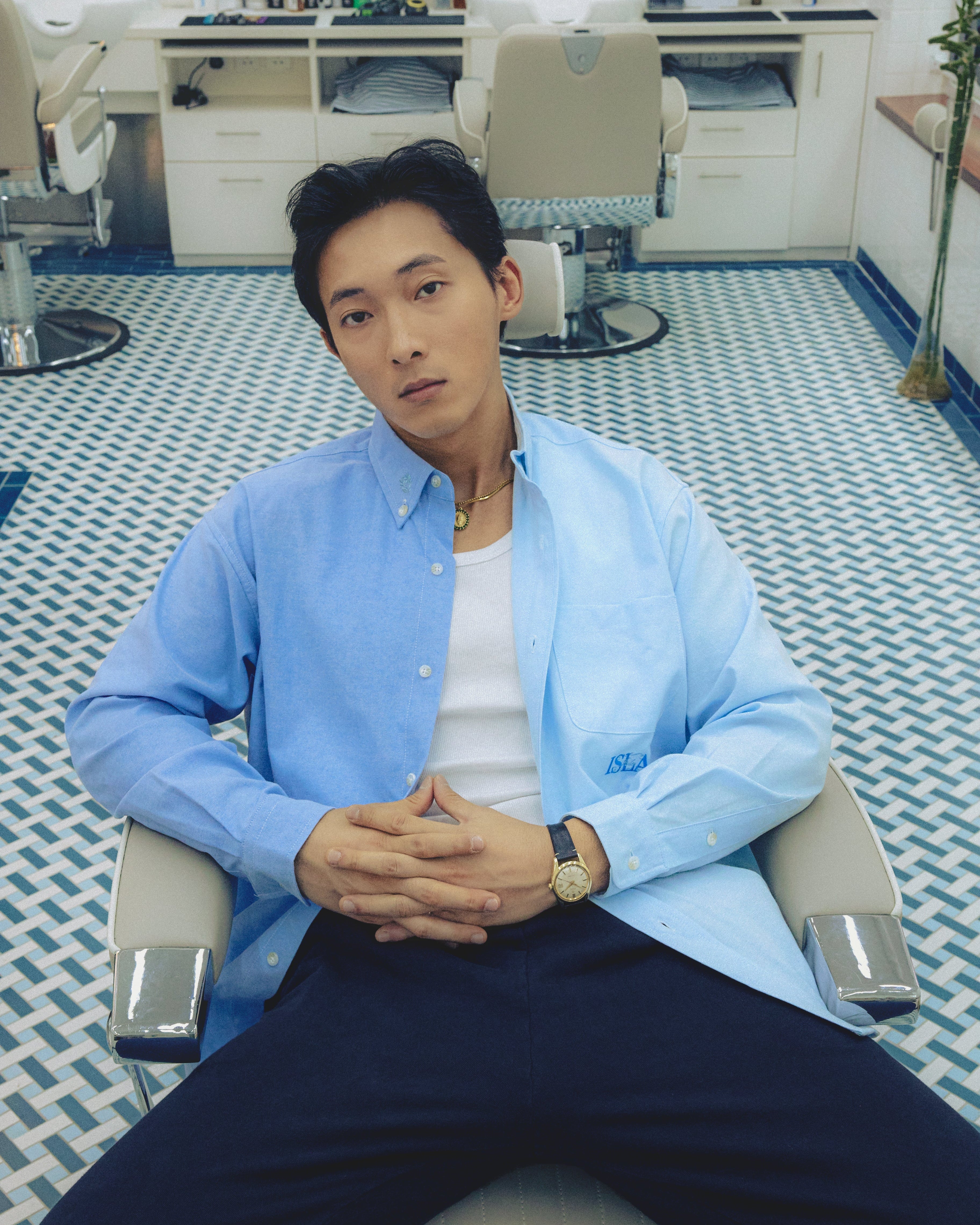 Color Block Oxford Shirt - Isla Athletic | 香島躰育 Hong Kong Fashion Heritage