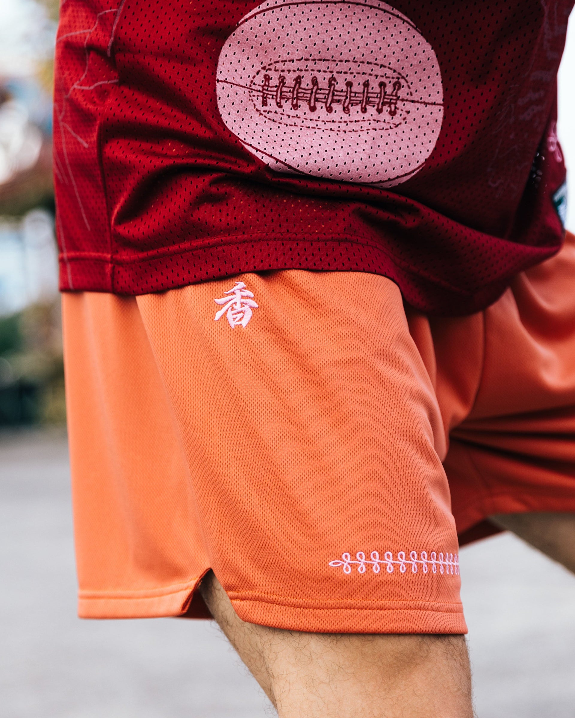 ISLA x OLDSOILISM WuSong Hoops Embroidery Logo Basketball Short - Isla Athletic | 香島躰育 Hong Kong Basketball Heritage