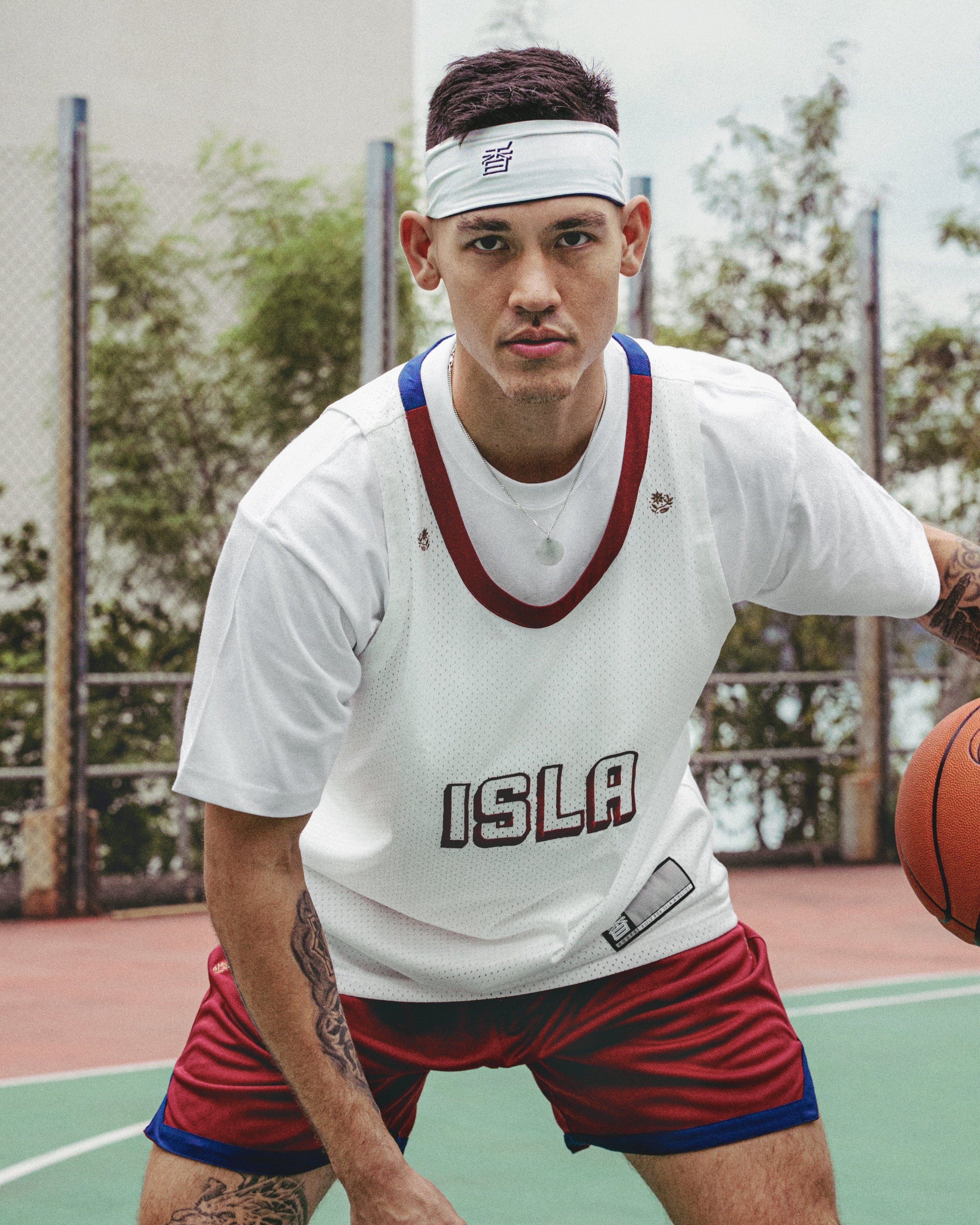 Embroidered Logo Tank - Isla Athletic | 香島躰育 Hong Kong Basketball Heritage