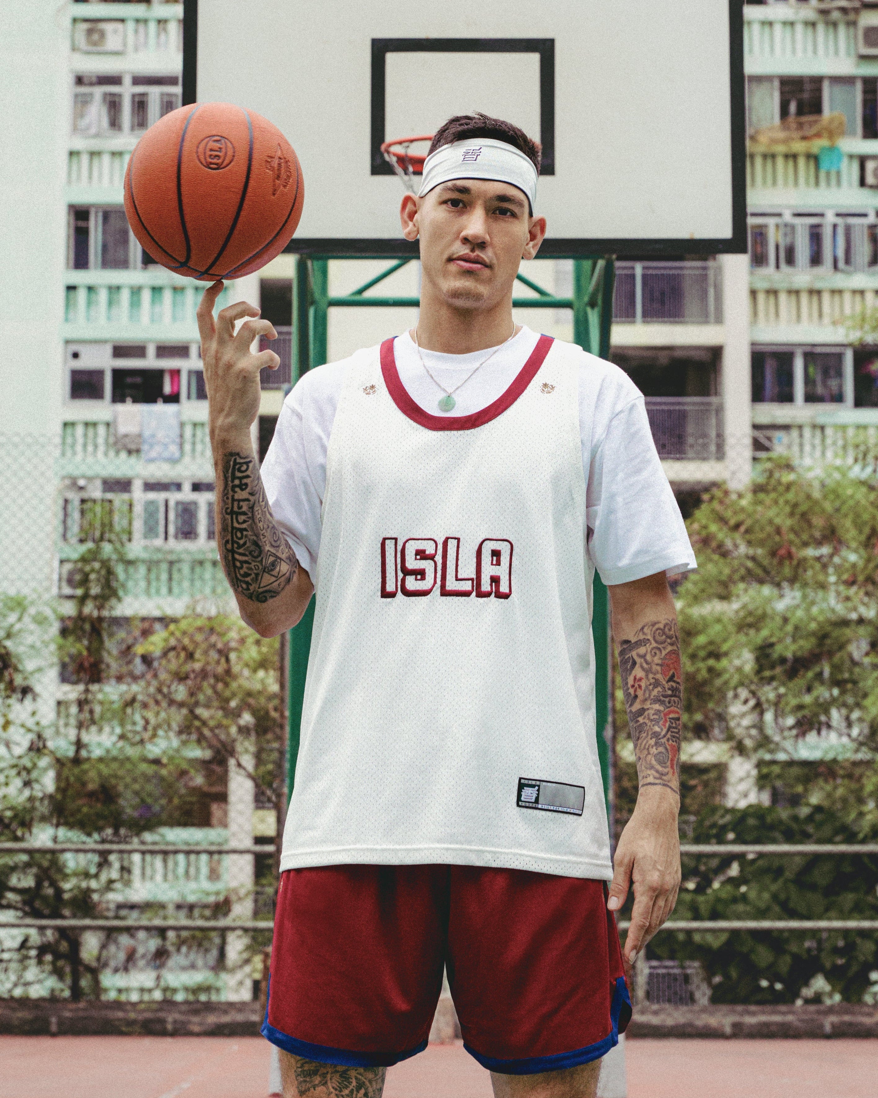 Embroidered Logo Tank - Isla Athletic | 香島躰育 Hong Kong Basketball Heritage
