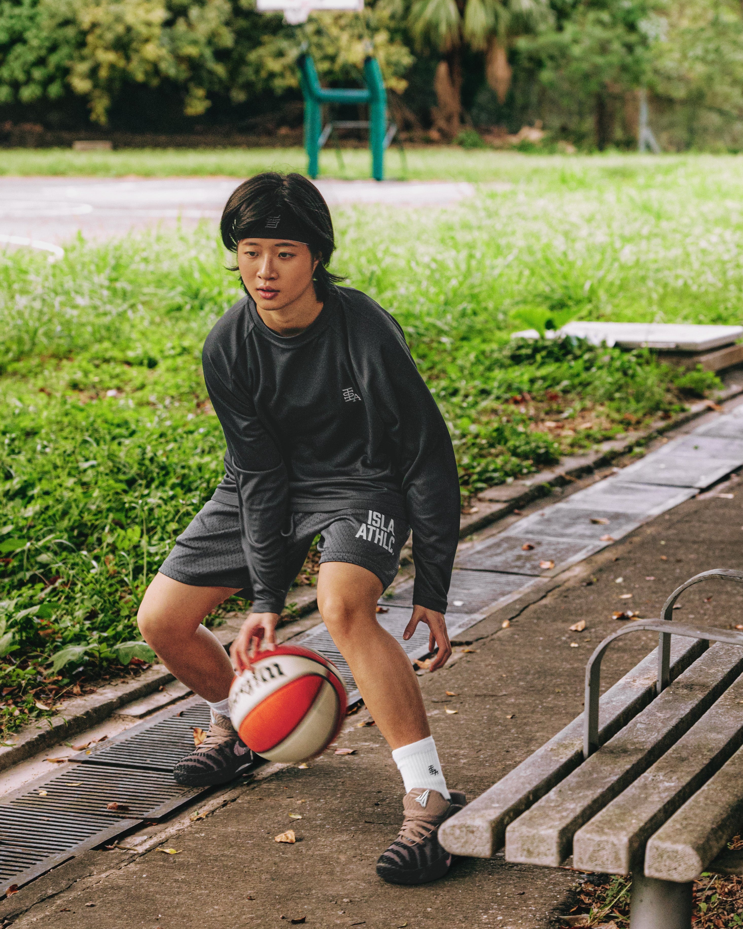 Long Heritage Athletic Tee - Isla Athletic | 香島躰育 Hong Kong Basketball Heritage