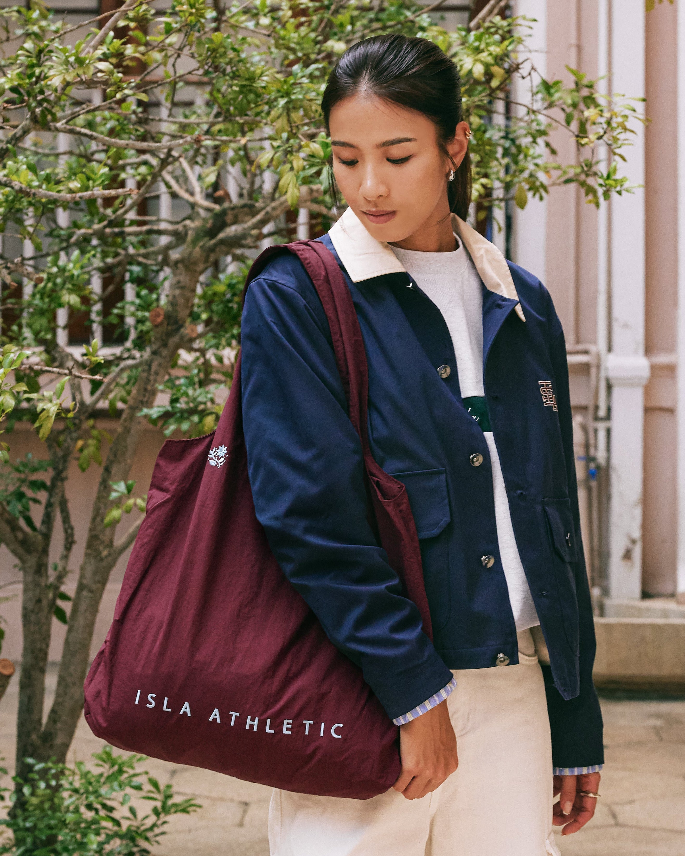 Packable Crest Tote - Isla Athletic | 香島躰育 Hong Kong Fashion Heritage