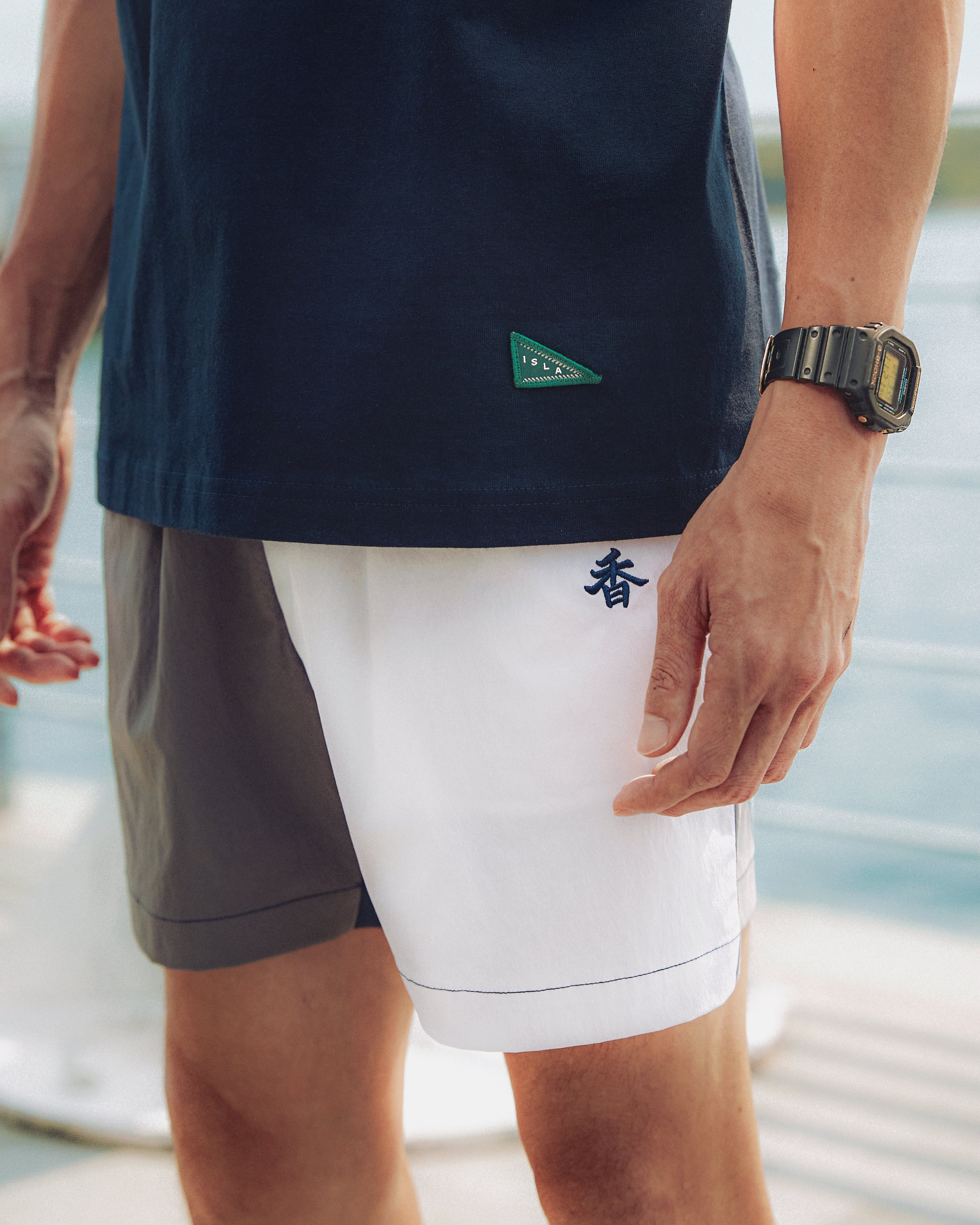 Color Block Short - Isla Athletic | 香島躰育 Hong Kong Fashion Heritage