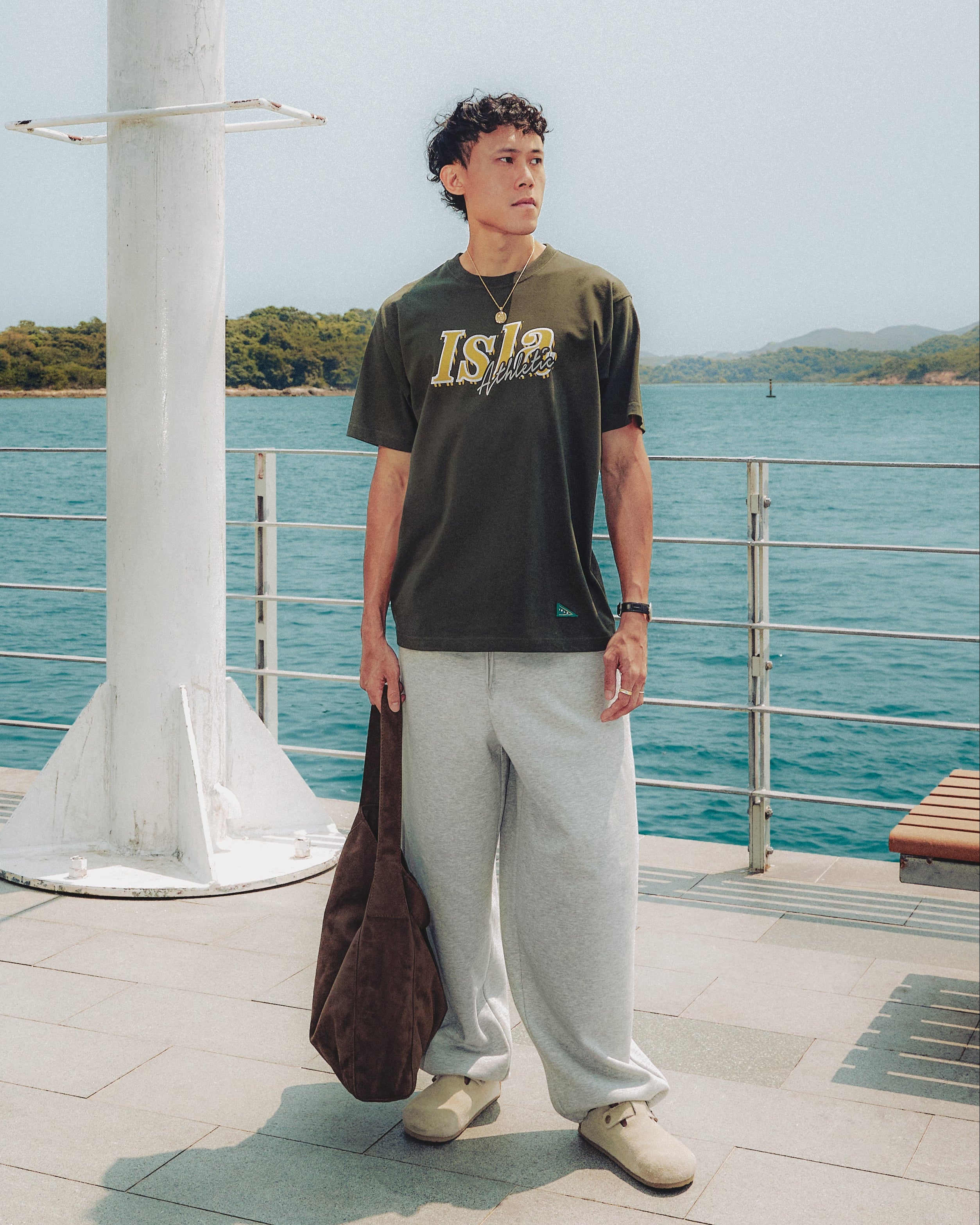 Logo Script Tee - Isla Athletic | 香島躰育 Hong Kong Fashion Heritage