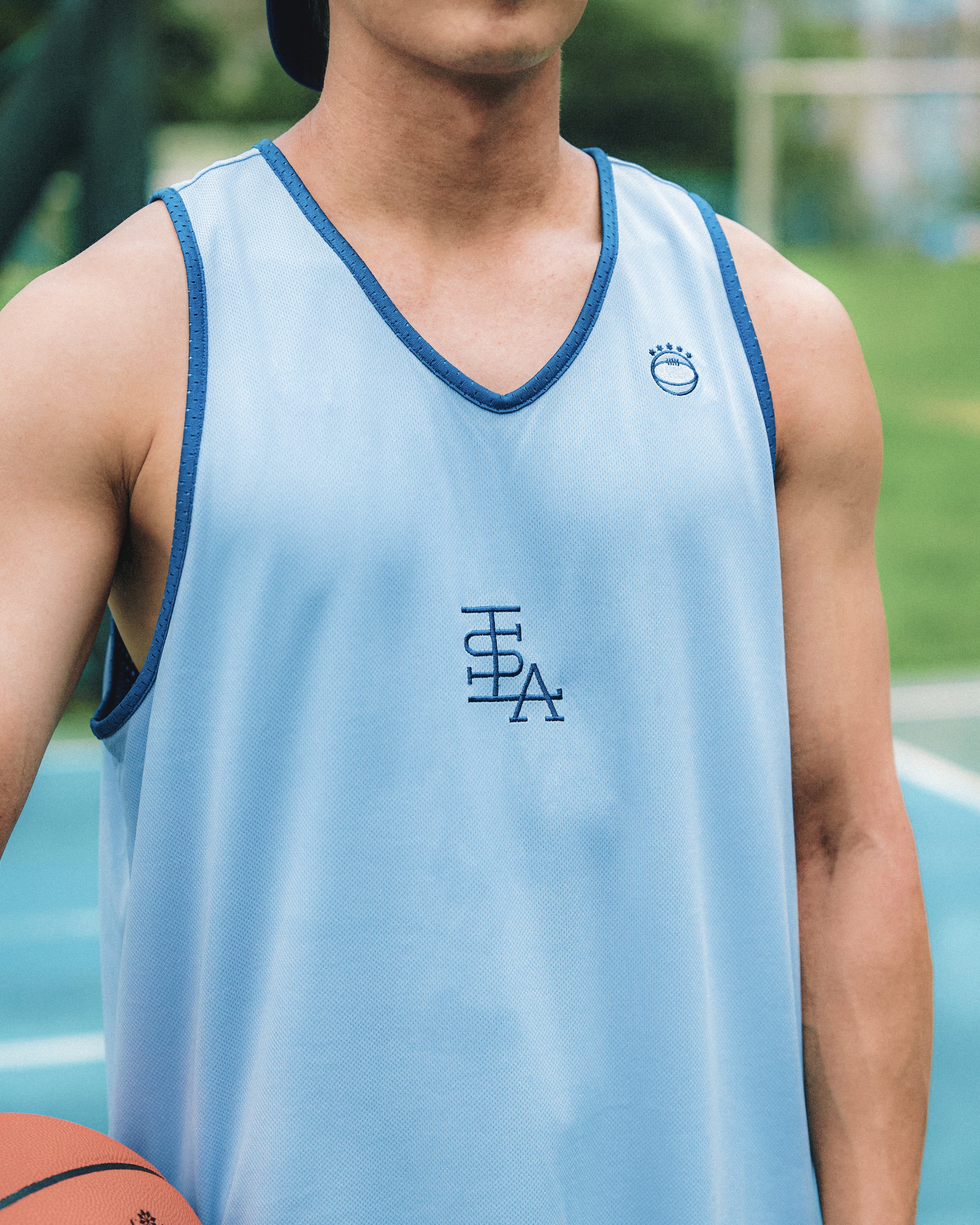 Pinstripe Reversible Jersey - Isla Athletic | 香島躰育 Hong Kong Basketball Heritage