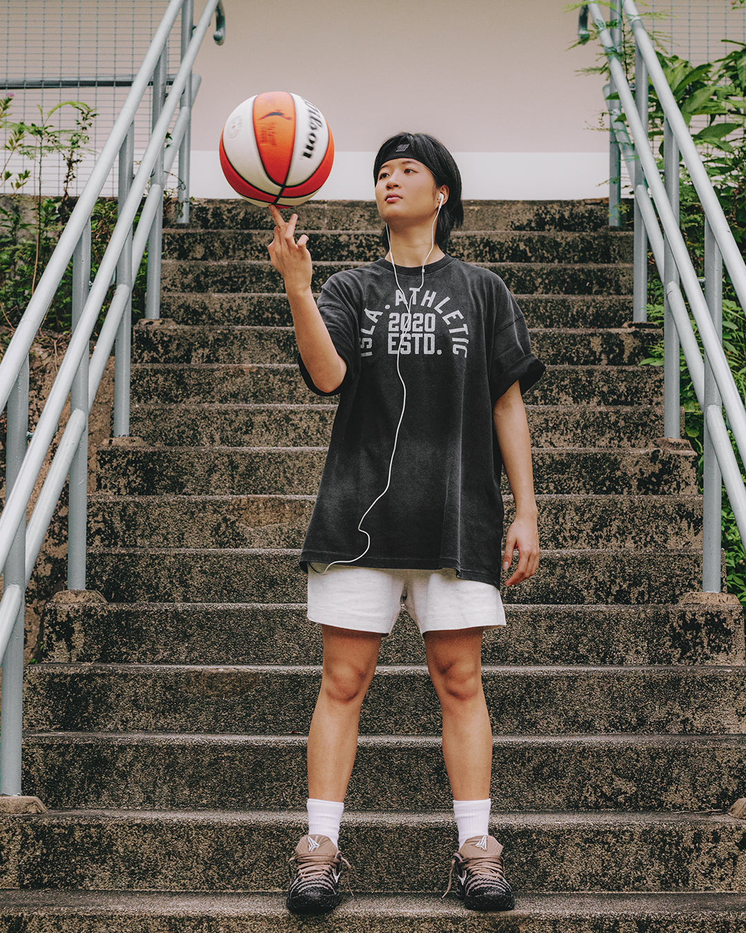 Heritage Washed Tee - Isla Athletic | 香島躰育 Hong Kong Basketball Heritage