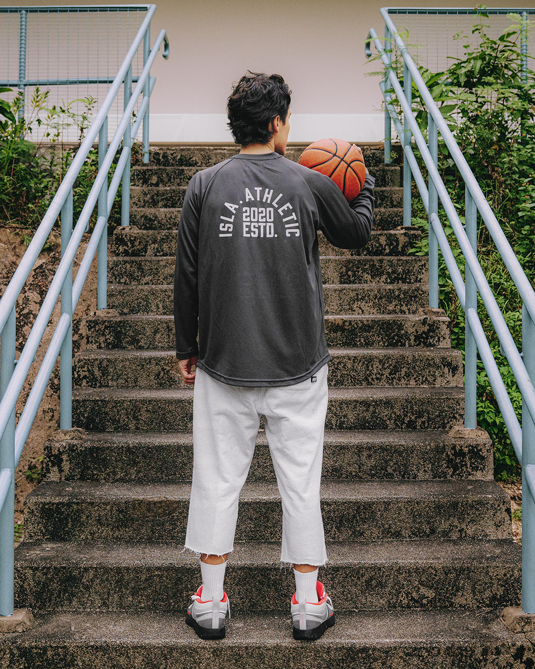 Long Heritage Athletic Tee - Isla Athletic | 香島躰育 Hong Kong Basketball Heritage
