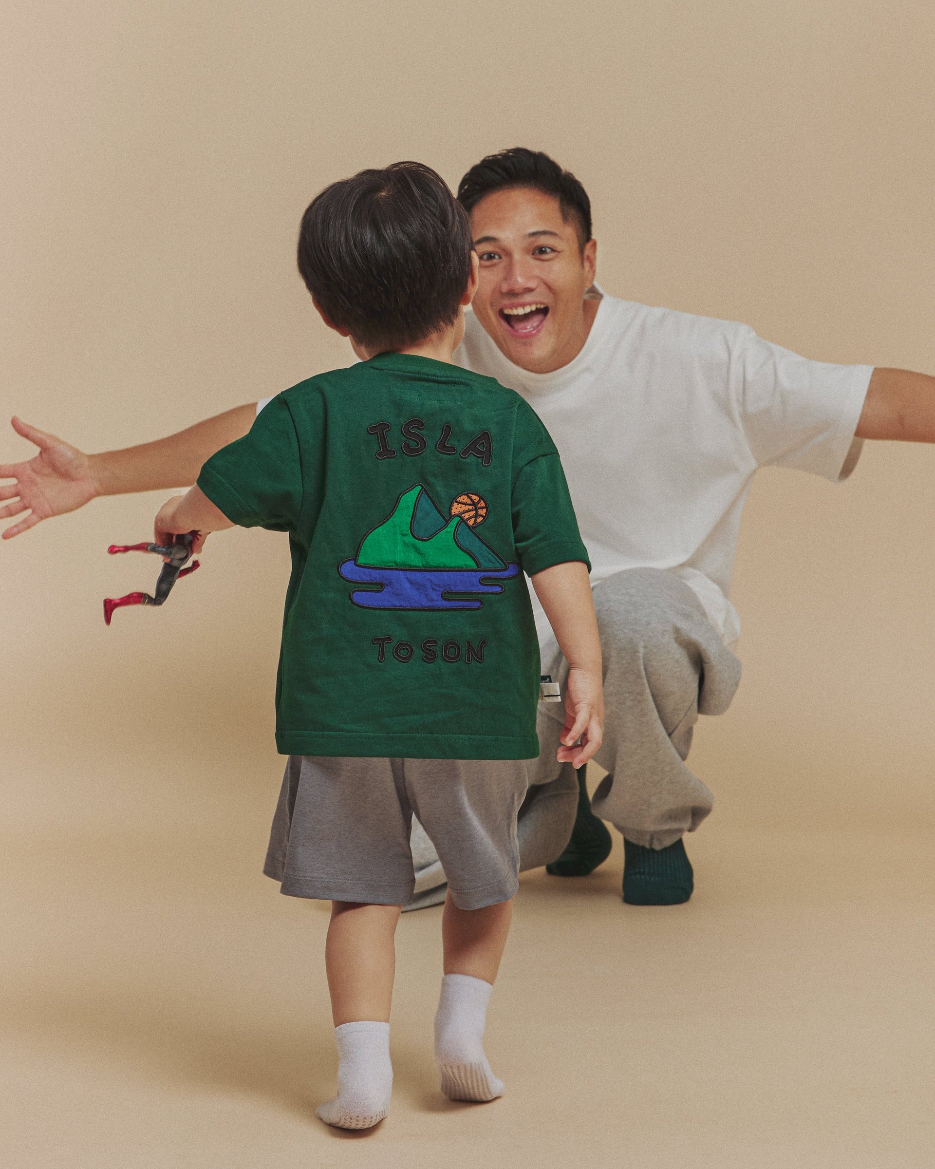 ISLA x To son Island Patchwork Tee Kids - Isla Athletic | 香島躰育 Hong Kong Basketball Heritage Youth