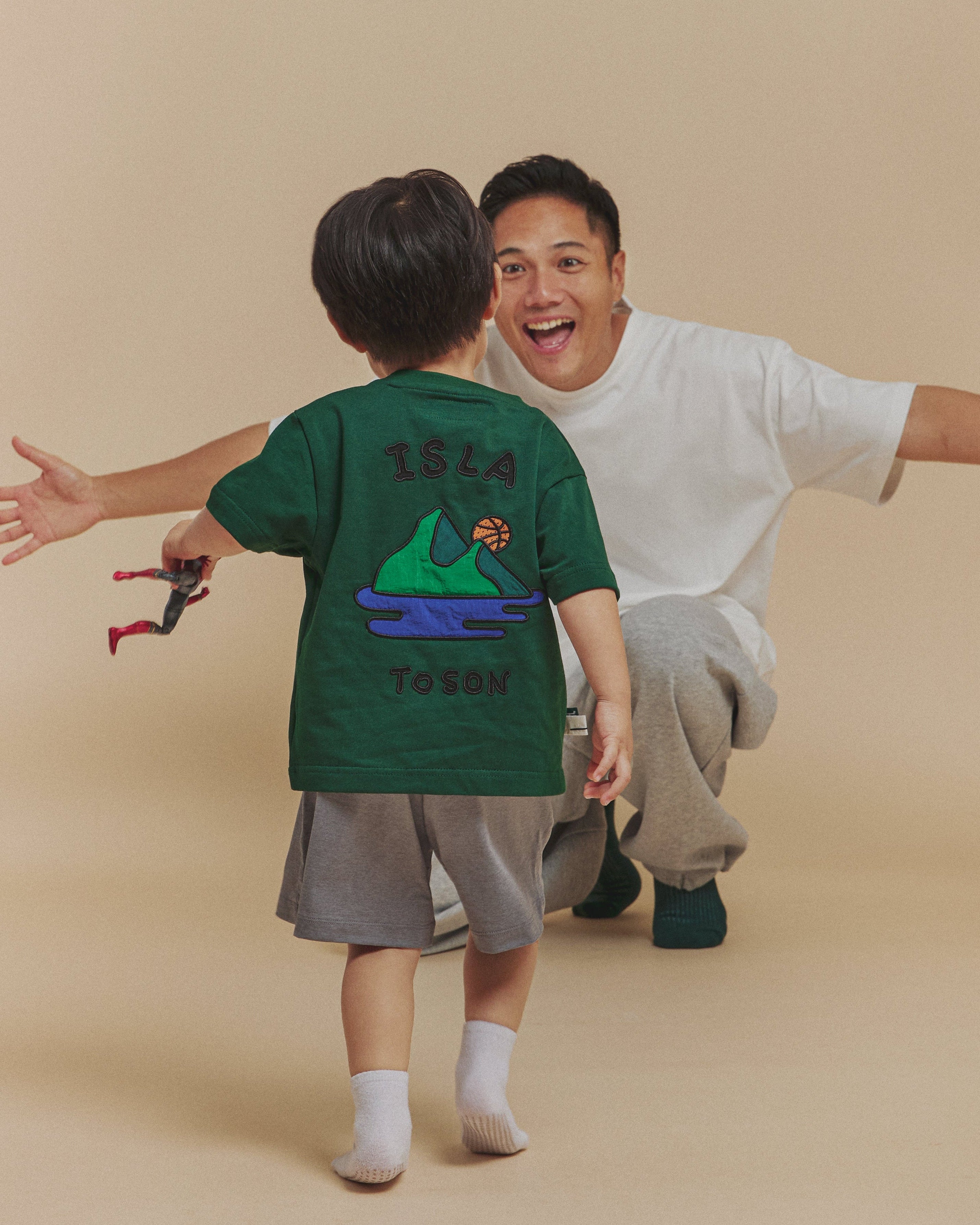 ISLA x To son Island Patchwork Tee Kids - Isla Athletic | 香島躰育 Hong Kong Basketball Heritage Youth