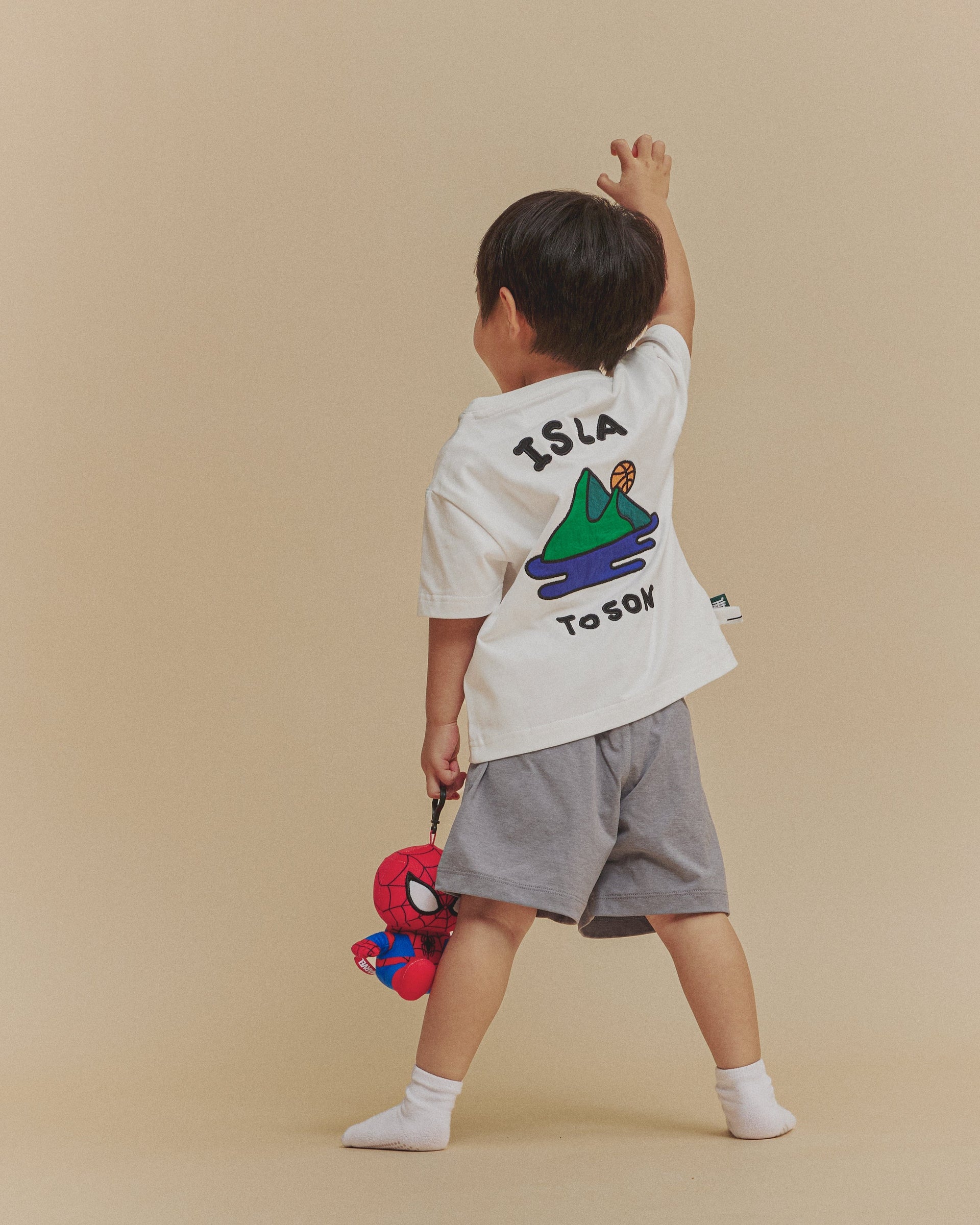 ISLA x To son Island Patchwork Tee Kids - Isla Athletic | 香島躰育 Hong Kong Basketball Heritage Youth