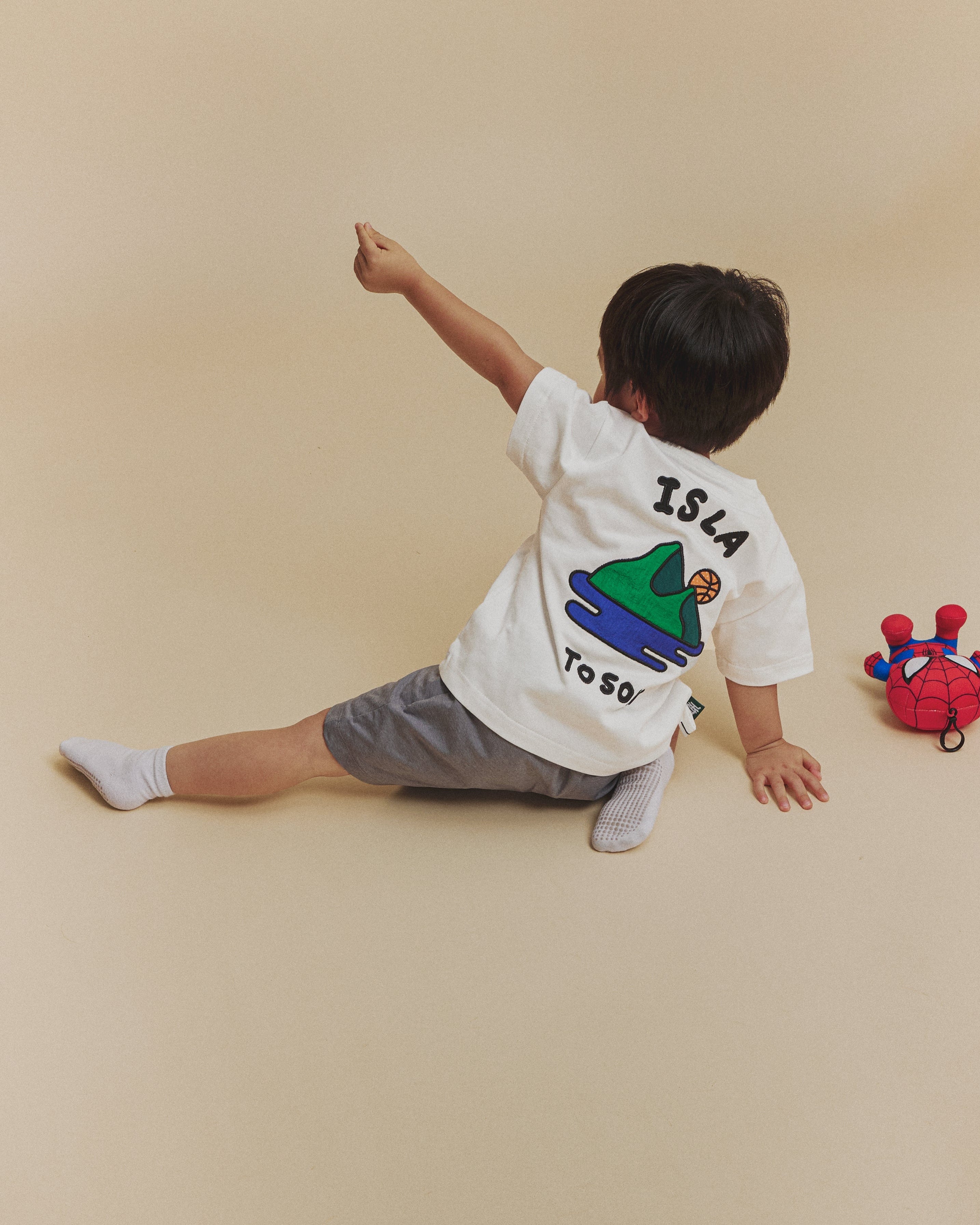 ISLA x To son Island Patchwork Tee Kids - Isla Athletic | 香島躰育 Hong Kong Basketball Heritage Youth