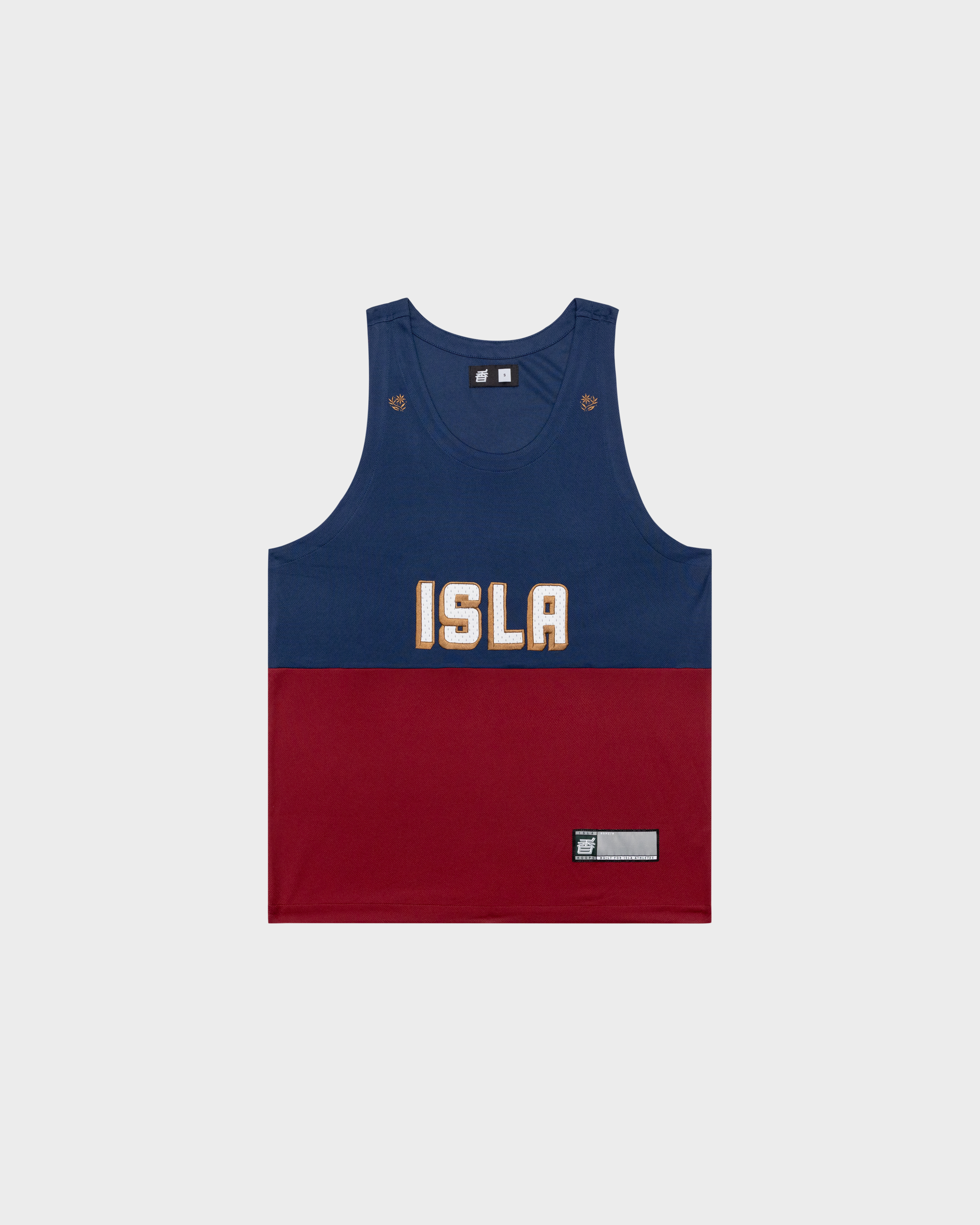 Colorblock Embroidered Logo Tank - Isla Athletic | 香島躰育 Hong Kong Basketball Heritage