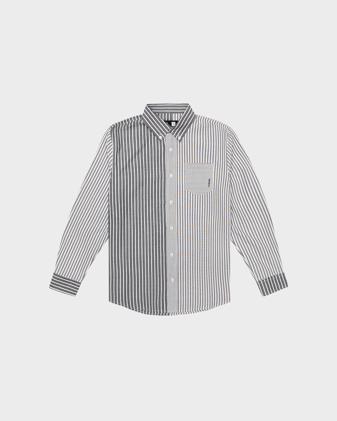Striped Patchwork Shirt - Isla Athletic | 香島躰育 Hong Kong Fashion Heritage