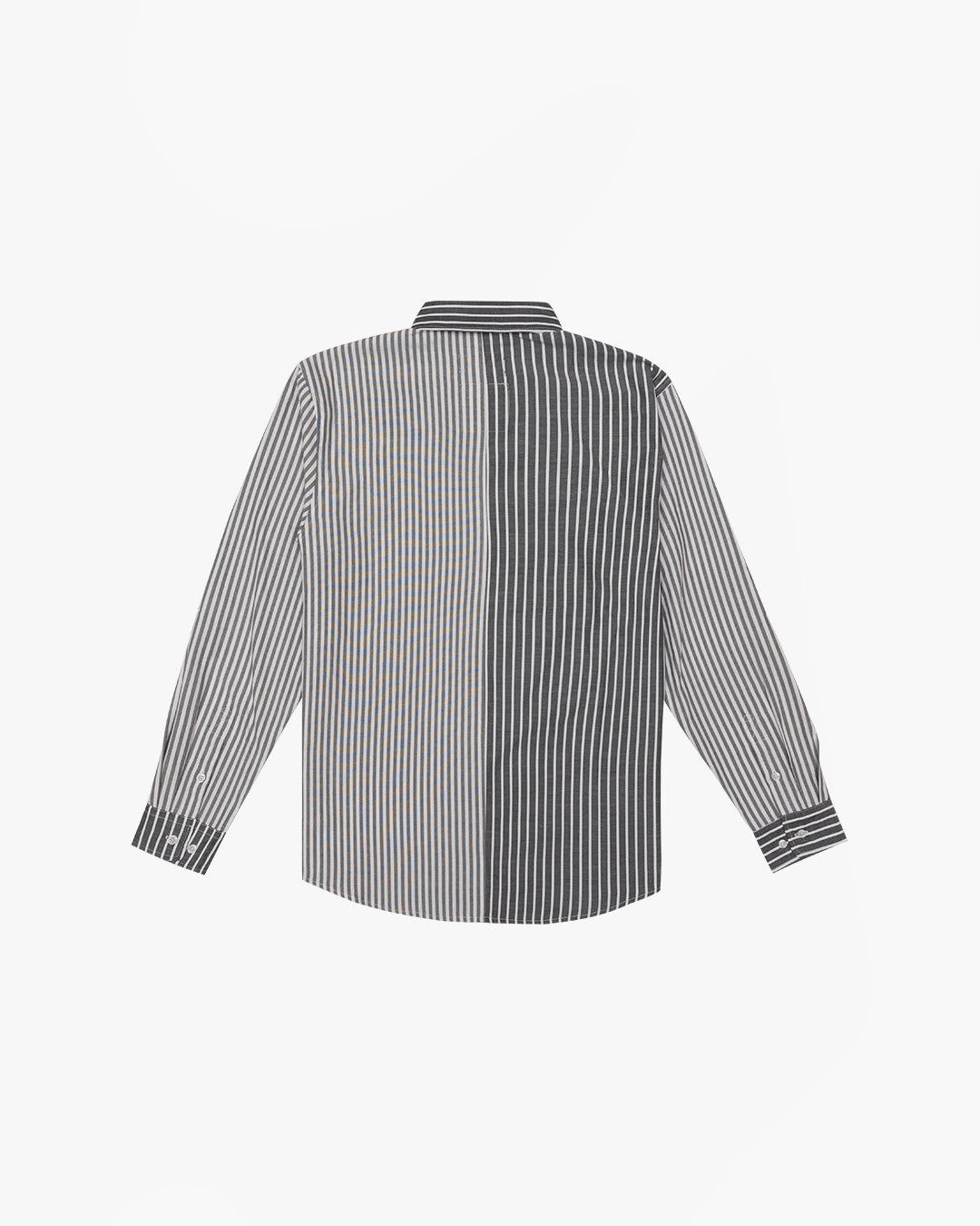 Striped Patchwork Shirt - Isla Athletic | 香島躰育 Hong Kong Fashion Heritage