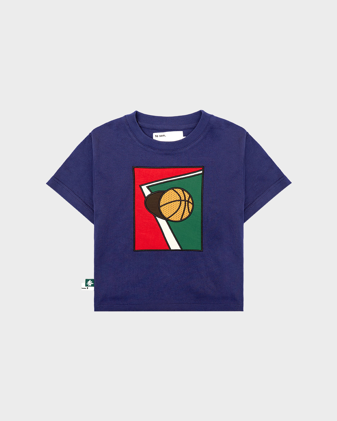 ISLA x To son Court Patchwork Tee Kids - Isla Athletic | 香島躰育 Hong Kong Basketball Heritage