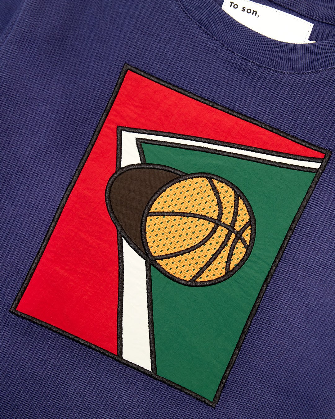 ISLA x To son Court Patchwork Tee Kids - Isla Athletic | 香島躰育 Hong Kong Basketball Heritage Youth