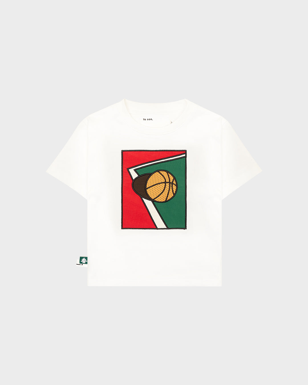 ISLA x To son Court Patchwork Tee Kids - Isla Athletic | 香島躰育 Hong Kong Basketball Heritage Youth