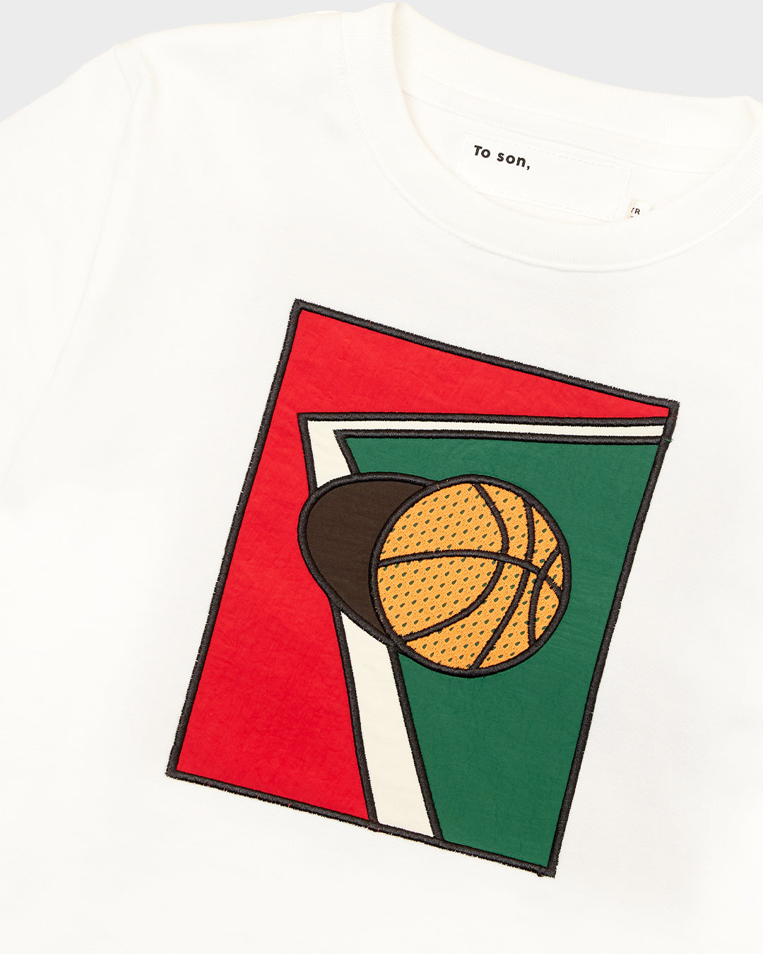ISLA x To son Court Patchwork Tee Kids - Isla Athletic | 香島躰育 Hong Kong Basketball Heritage Youth