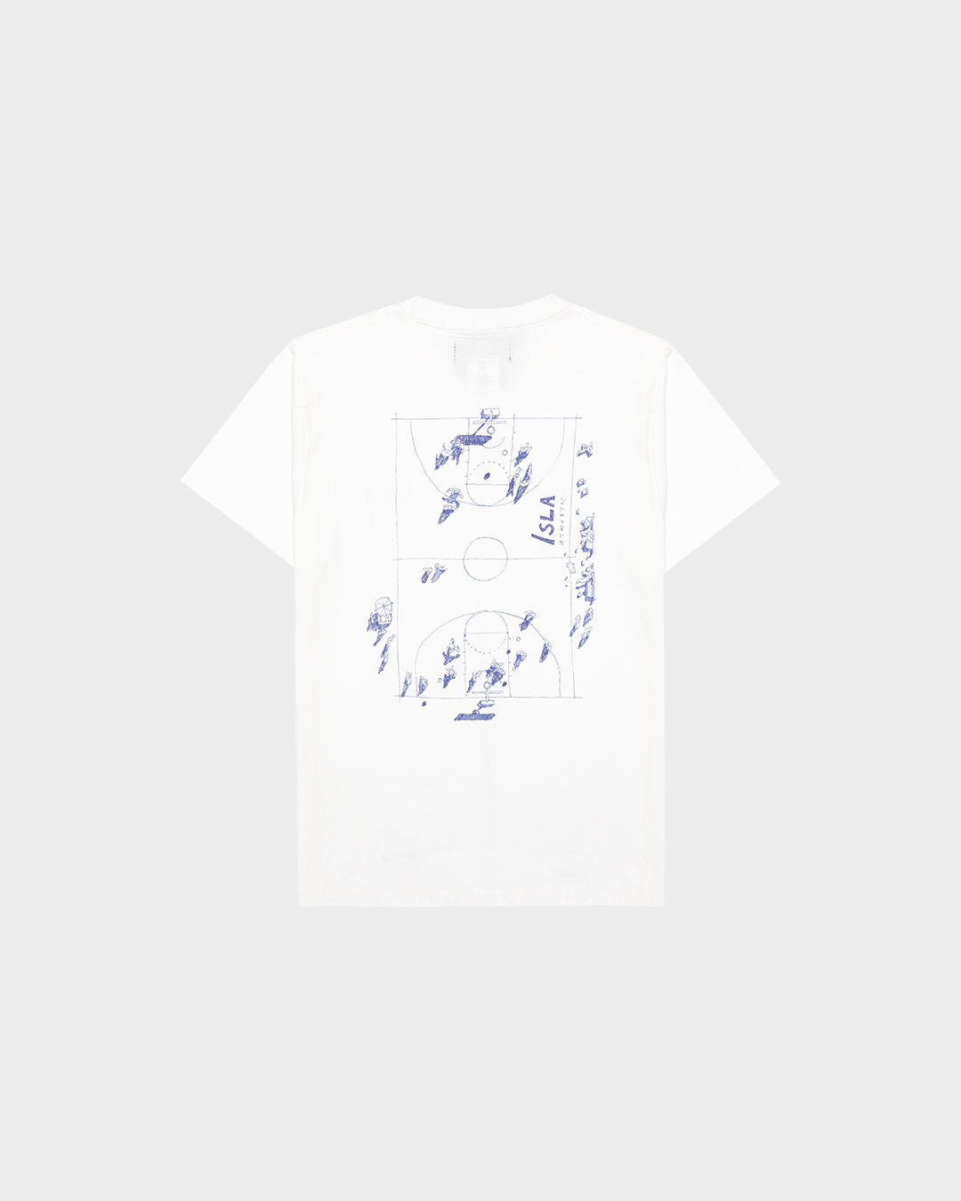 Court Sketch Tee - Isla Athletic | 香島躰育 Hong Kong Basketball Fashion Heritage